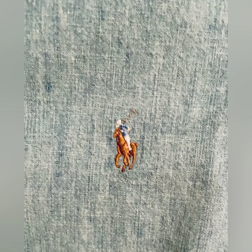 Polo Ralph Lauren - Classic Button Down - Chambray - Jean Shirt - Unisex - Med - Picture 2 of 6